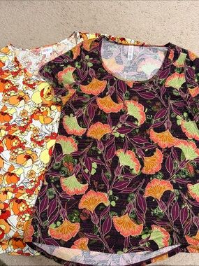 Set of 2 Medium LuLaRoe Classic Tees